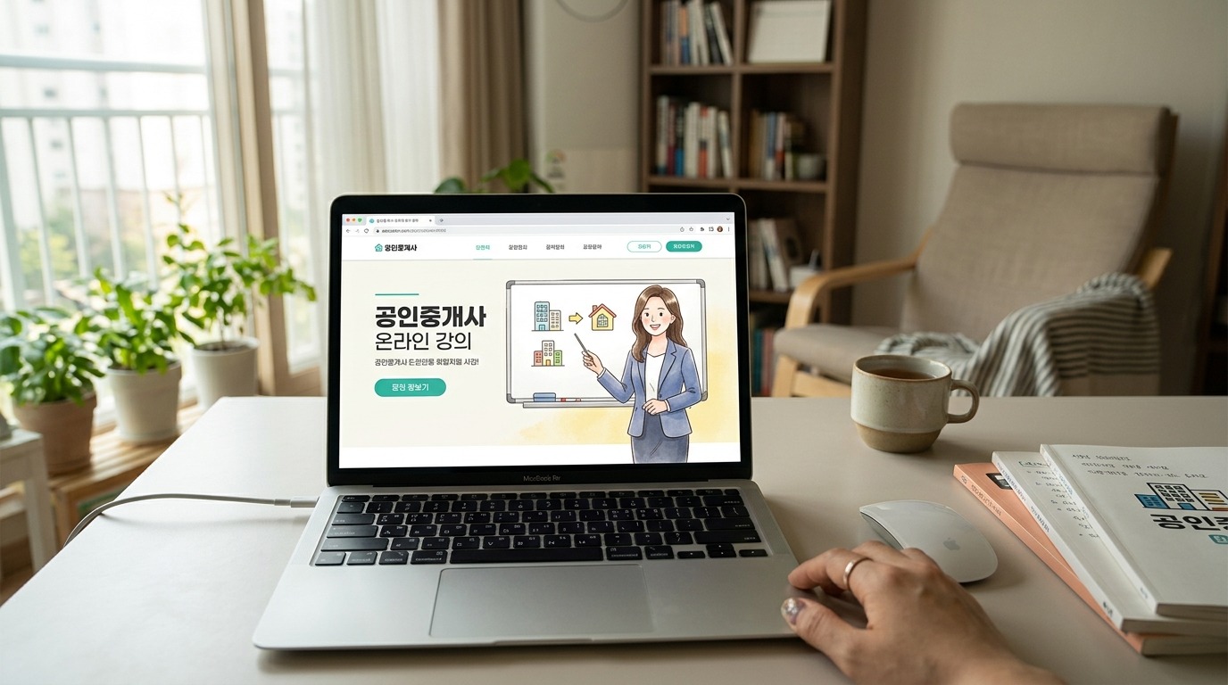 공인중개사 인강 추천 TOP 5 — 합격자가 직접 비교한 후기 (2026년)