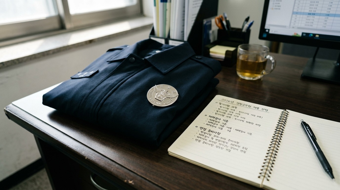 2026 경찰공무원 경력경쟁채용 지원자격 요건