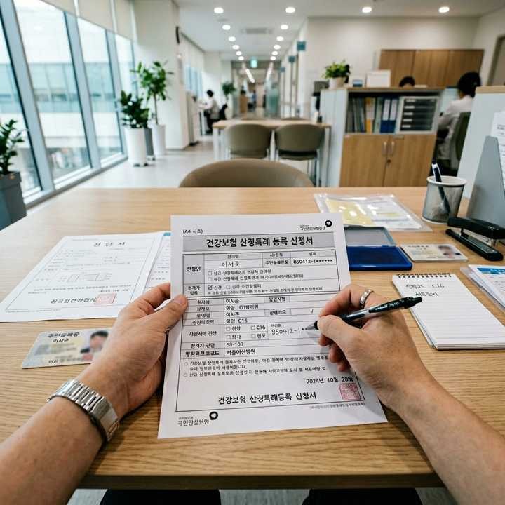 건강보험 산정특례 신청 대상자 확인