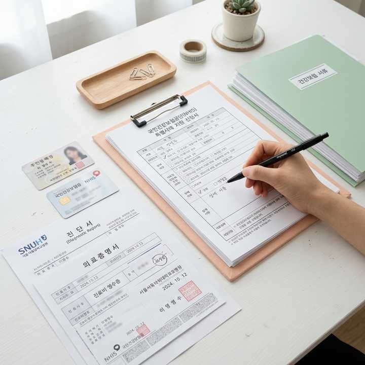 건강보험 산정특례 신청 서류 준비물