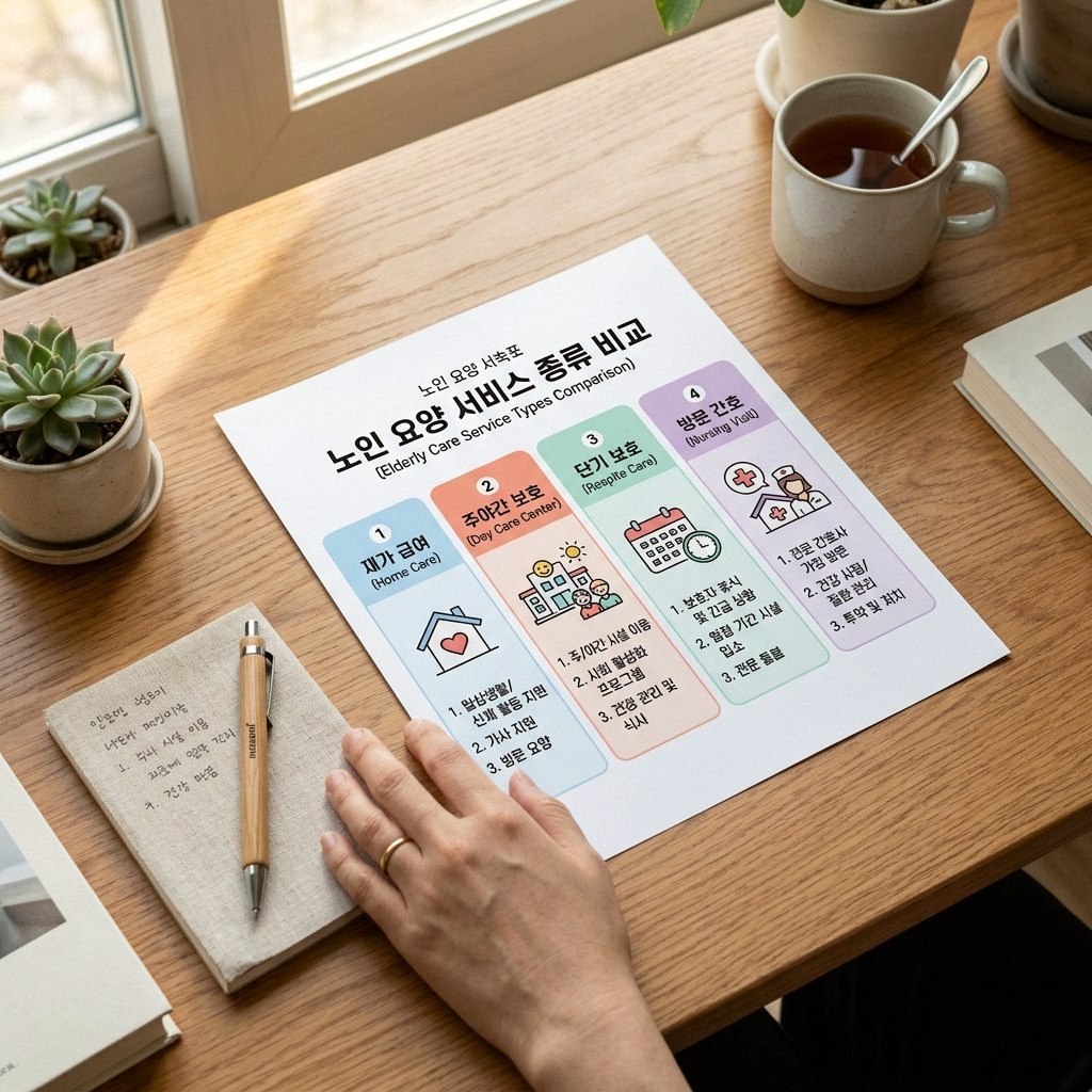 노인돌봄서비스 종류 비교 추천: 맞춤형 케어 선택 가이드