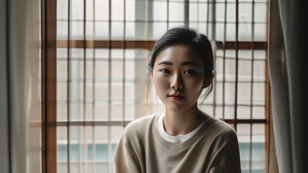 한국 가정집 거실에서 용감하게 짖고 있는 푸들 강아지 '뭉치'