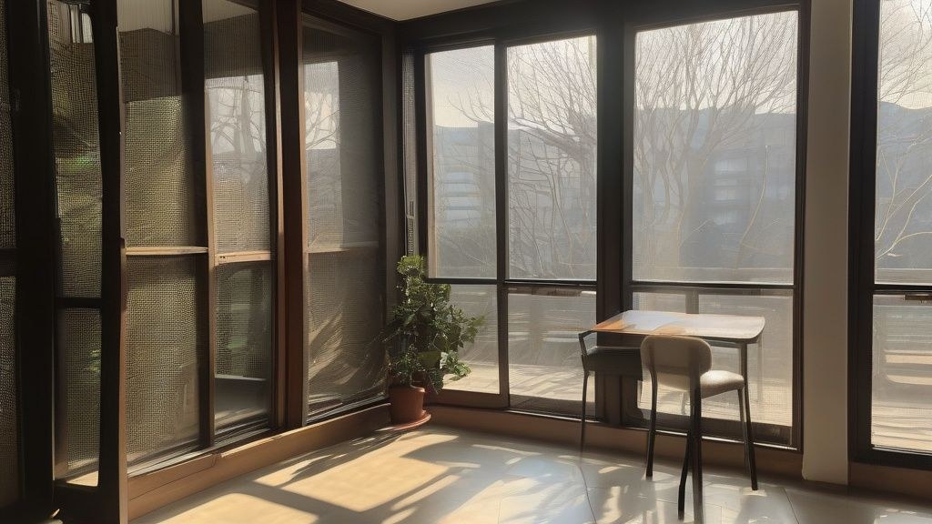 햇살 좋은 공원에서 반려견과 함께 산책하는 한국인 여성